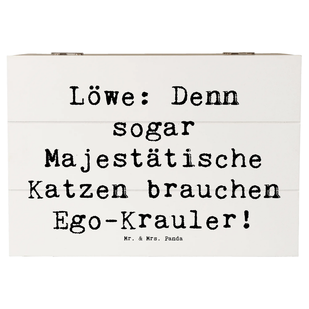 Holzkiste Spruch Majestätischer Löwe Holzkiste, Kiste, Schatzkiste, Truhe, Schatulle, XXL, Erinnerungsbox, Erinnerungskiste, Dekokiste, Aufbewahrungsbox, Geschenkbox, Geschenkdose, Tierkreiszeichen, Sternzeichen, Horoskop, Astrologie, Aszendent