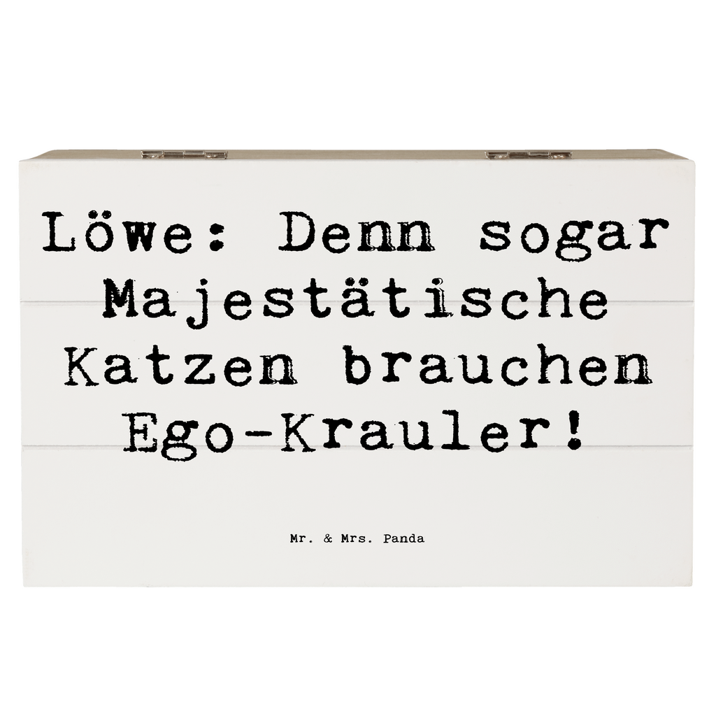 Holzkiste Spruch Majestätischer Löwe Holzkiste, Kiste, Schatzkiste, Truhe, Schatulle, XXL, Erinnerungsbox, Erinnerungskiste, Dekokiste, Aufbewahrungsbox, Geschenkbox, Geschenkdose, Tierkreiszeichen, Sternzeichen, Horoskop, Astrologie, Aszendent