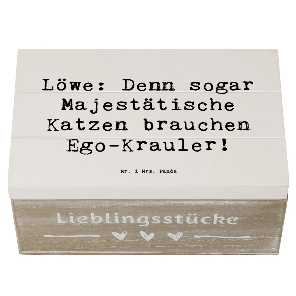 Holzkiste Spruch Majestätischer Löwe Holzkiste, Kiste, Schatzkiste, Truhe, Schatulle, XXL, Erinnerungsbox, Erinnerungskiste, Dekokiste, Aufbewahrungsbox, Geschenkbox, Geschenkdose, Tierkreiszeichen, Sternzeichen, Horoskop, Astrologie, Aszendent