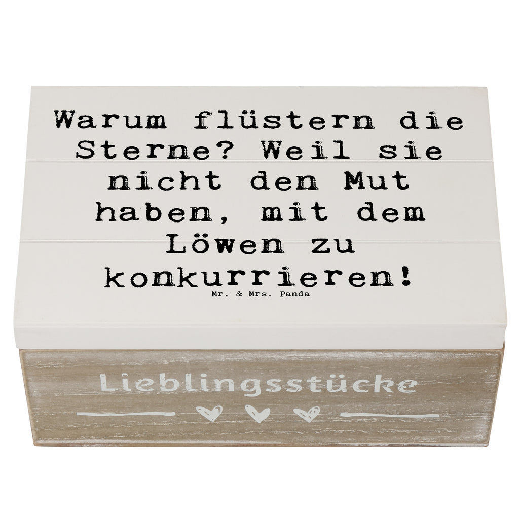 Holzkiste Spruch Sterne und Löwe Holzkiste, Kiste, Schatzkiste, Truhe, Schatulle, XXL, Erinnerungsbox, Erinnerungskiste, Dekokiste, Aufbewahrungsbox, Geschenkbox, Geschenkdose, Tierkreiszeichen, Sternzeichen, Horoskop, Astrologie, Aszendent