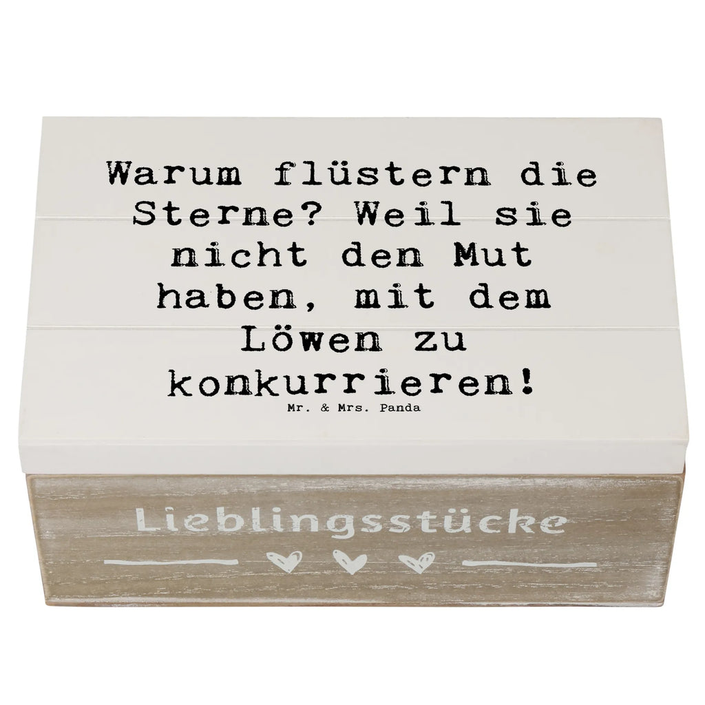 Holzkiste Spruch Sterne und Löwe Holzkiste, Kiste, Schatzkiste, Truhe, Schatulle, XXL, Erinnerungsbox, Erinnerungskiste, Dekokiste, Aufbewahrungsbox, Geschenkbox, Geschenkdose, Tierkreiszeichen, Sternzeichen, Horoskop, Astrologie, Aszendent