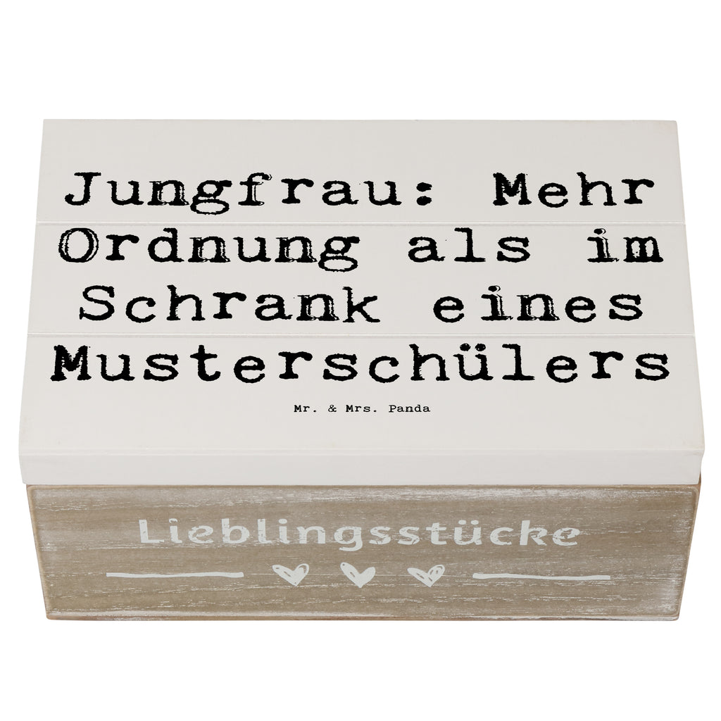 Holzkiste Spruch Jungfrau Ordnung Holzkiste, Kiste, Schatzkiste, Truhe, Schatulle, XXL, Erinnerungsbox, Erinnerungskiste, Dekokiste, Aufbewahrungsbox, Geschenkbox, Geschenkdose, Tierkreiszeichen, Sternzeichen, Horoskop, Astrologie, Aszendent