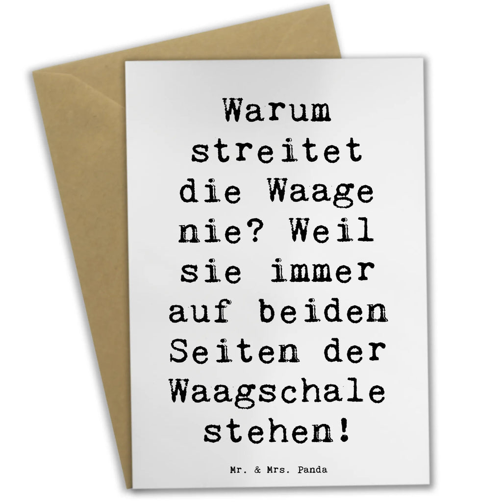 Grußkarte Spruch Waage Harmonie Grußkarte, Klappkarte, Einladungskarte, Glückwunschkarte, Hochzeitskarte, Geburtstagskarte, Karte, Ansichtskarten, Tierkreiszeichen, Sternzeichen, Horoskop, Astrologie, Aszendent