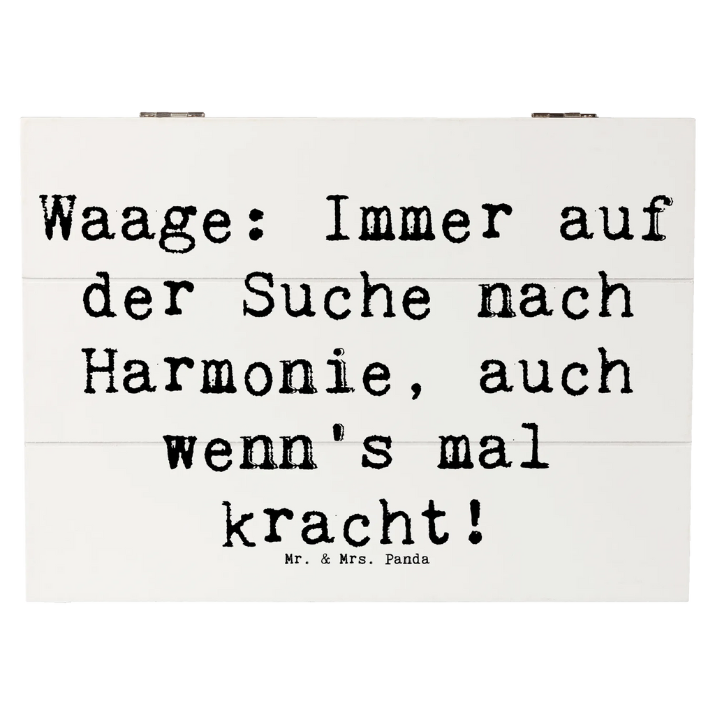 Holzkiste Spruch Waagen Harmonie Holzkiste, Kiste, Schatzkiste, Truhe, Schatulle, XXL, Erinnerungsbox, Erinnerungskiste, Dekokiste, Aufbewahrungsbox, Geschenkbox, Geschenkdose, Tierkreiszeichen, Sternzeichen, Horoskop, Astrologie, Aszendent