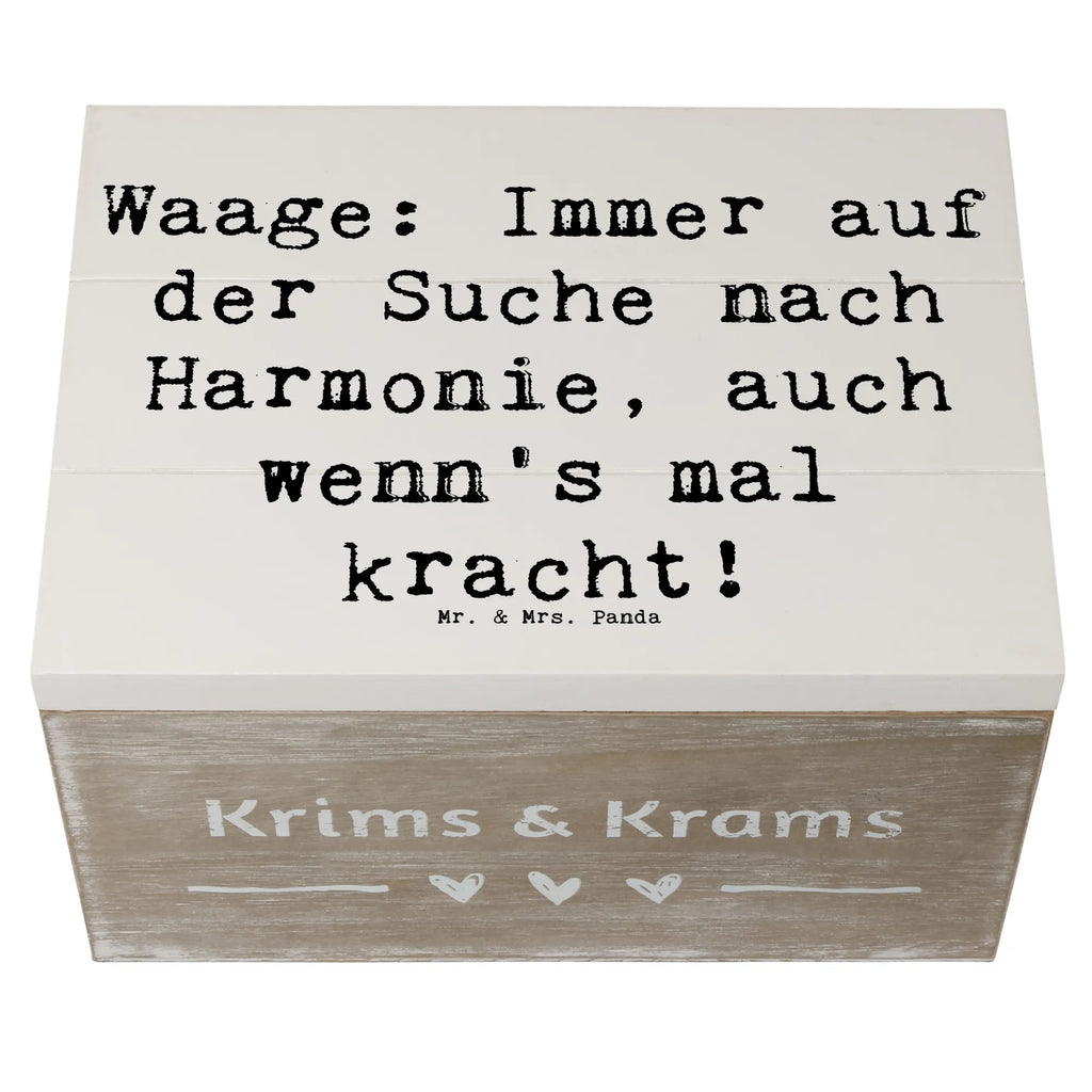 Holzkiste Spruch Waagen Harmonie Holzkiste, Kiste, Schatzkiste, Truhe, Schatulle, XXL, Erinnerungsbox, Erinnerungskiste, Dekokiste, Aufbewahrungsbox, Geschenkbox, Geschenkdose, Tierkreiszeichen, Sternzeichen, Horoskop, Astrologie, Aszendent