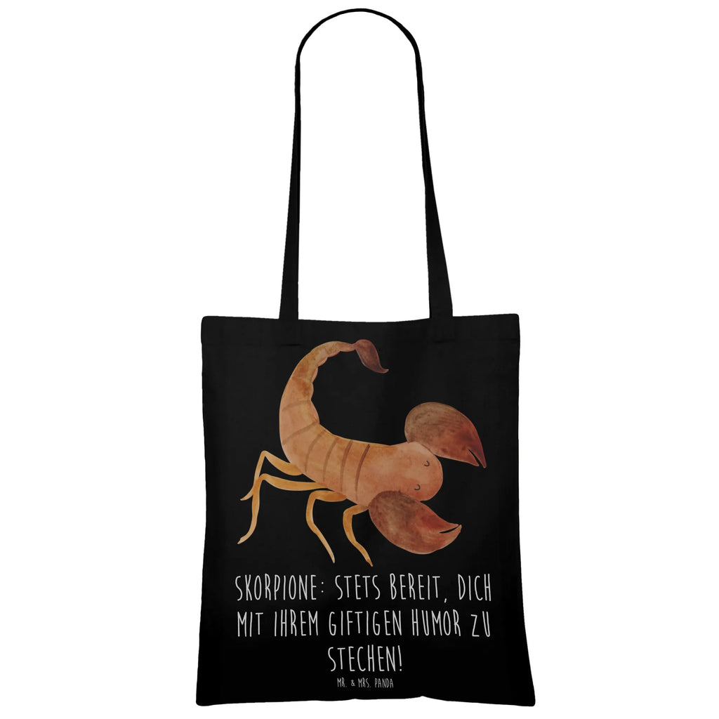 Tragetasche Skorpion Humor Beuteltasche, Beutel, Einkaufstasche, Jutebeutel, Stoffbeutel, Tasche, Shopper, Umhängetasche, Strandtasche, Schultertasche, Stofftasche, Tragetasche, Badetasche, Jutetasche, Einkaufstüte, Laptoptasche, Tierkreiszeichen, Sternzeichen, Horoskop, Astrologie, Aszendent