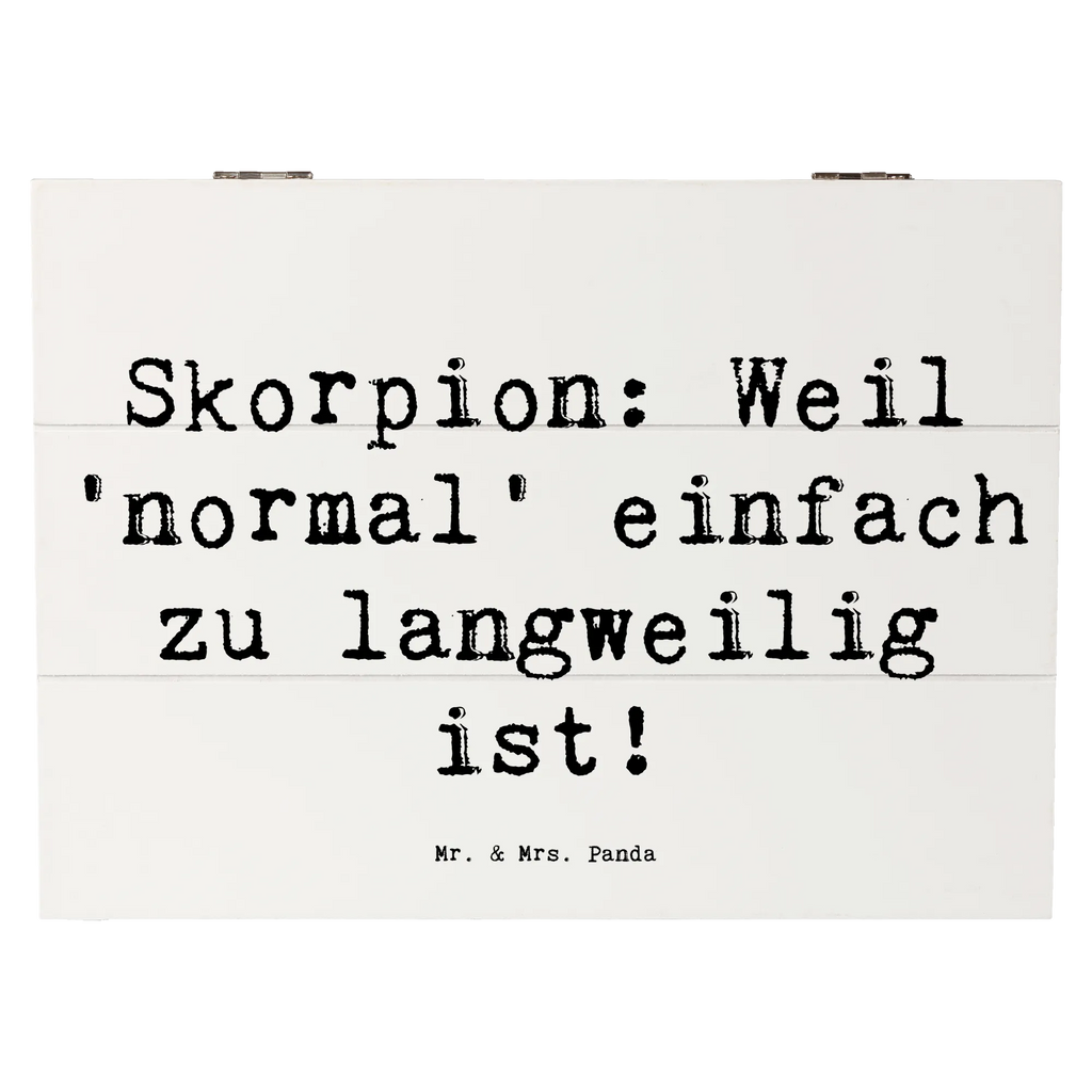 Holzkiste Spruch Skorpion Unikat Holzkiste, Kiste, Schatzkiste, Truhe, Schatulle, XXL, Erinnerungsbox, Erinnerungskiste, Dekokiste, Aufbewahrungsbox, Geschenkbox, Geschenkdose, Tierkreiszeichen, Sternzeichen, Horoskop, Astrologie, Aszendent