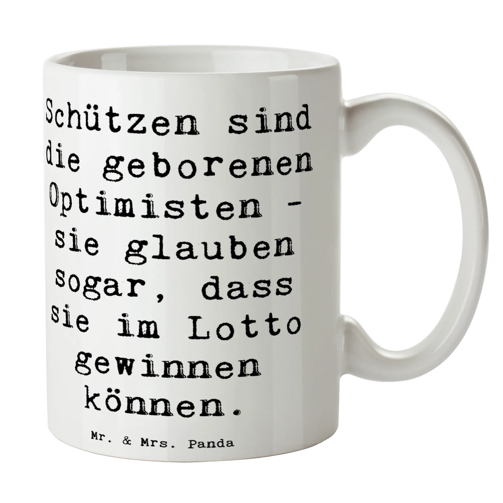 Tasse Spruch Schütze Optimist Tasse, Kaffeetasse, Teetasse, Becher, Kaffeebecher, Teebecher, Keramiktasse, Porzellantasse, Büro Tasse, Geschenk Tasse, Tasse Sprüche, Tasse Motive, Kaffeetassen, Tasse bedrucken, Designer Tasse, Cappuccino Tassen, Schöne Teetassen, Tierkreiszeichen, Sternzeichen, Horoskop, Astrologie, Aszendent