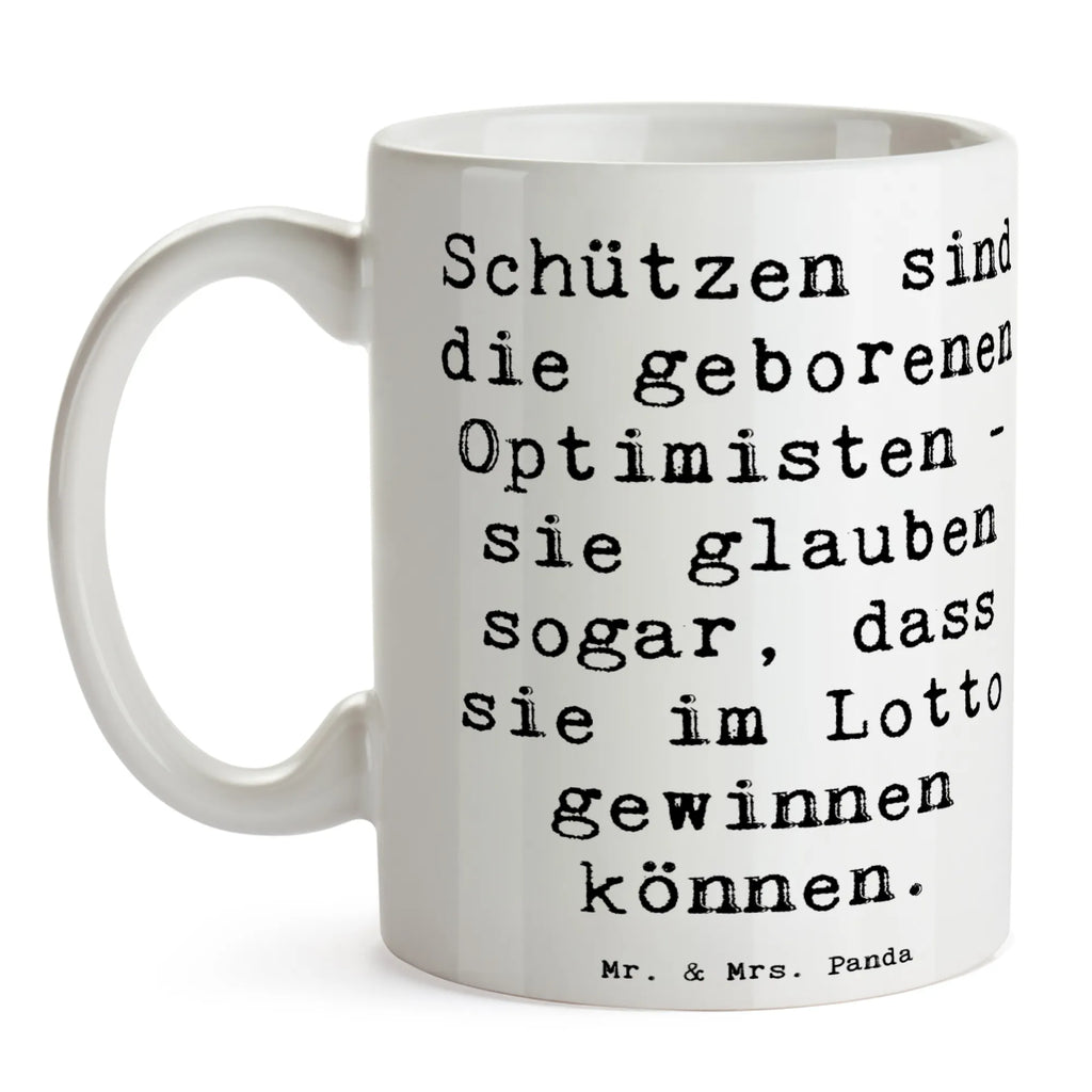 Tasse Spruch Schütze Optimist Tasse, Kaffeetasse, Teetasse, Becher, Kaffeebecher, Teebecher, Keramiktasse, Porzellantasse, Büro Tasse, Geschenk Tasse, Tasse Sprüche, Tasse Motive, Kaffeetassen, Tasse bedrucken, Designer Tasse, Cappuccino Tassen, Schöne Teetassen, Tierkreiszeichen, Sternzeichen, Horoskop, Astrologie, Aszendent