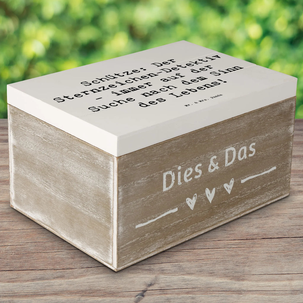 Holzkiste Spruch Schützenblick Holzkiste, Kiste, Schatzkiste, Truhe, Schatulle, XXL, Erinnerungsbox, Erinnerungskiste, Dekokiste, Aufbewahrungsbox, Geschenkbox, Geschenkdose, Tierkreiszeichen, Sternzeichen, Horoskop, Astrologie, Aszendent