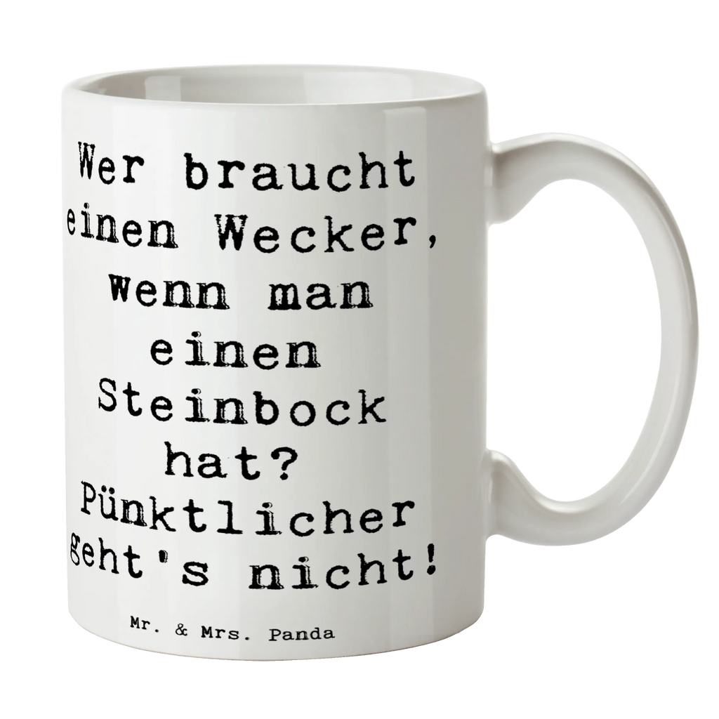 Tasse Spruch Steinbock Wecker Tasse, Kaffeetasse, Teetasse, Becher, Kaffeebecher, Teebecher, Keramiktasse, Porzellantasse, Büro Tasse, Geschenk Tasse, Tasse Sprüche, Tasse Motive, Kaffeetassen, Tasse bedrucken, Designer Tasse, Cappuccino Tassen, Schöne Teetassen, Tierkreiszeichen, Sternzeichen, Horoskop, Astrologie, Aszendent