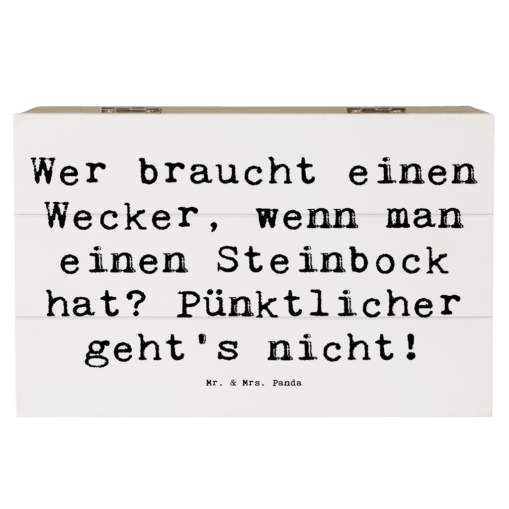 Holzkiste Spruch Steinbock Wecker Holzkiste, Kiste, Schatzkiste, Truhe, Schatulle, XXL, Erinnerungsbox, Erinnerungskiste, Dekokiste, Aufbewahrungsbox, Geschenkbox, Geschenkdose, Tierkreiszeichen, Sternzeichen, Horoskop, Astrologie, Aszendent