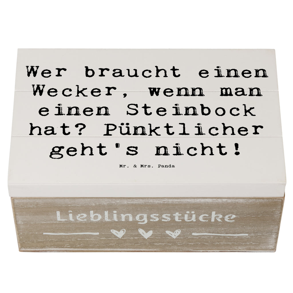 Holzkiste Spruch Steinbock Wecker Holzkiste, Kiste, Schatzkiste, Truhe, Schatulle, XXL, Erinnerungsbox, Erinnerungskiste, Dekokiste, Aufbewahrungsbox, Geschenkbox, Geschenkdose, Tierkreiszeichen, Sternzeichen, Horoskop, Astrologie, Aszendent