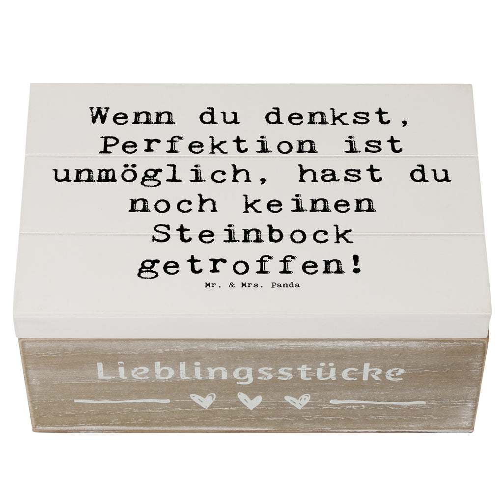 Holzkiste Spruch Steinbock Perfektion Holzkiste, Kiste, Schatzkiste, Truhe, Schatulle, XXL, Erinnerungsbox, Erinnerungskiste, Dekokiste, Aufbewahrungsbox, Geschenkbox, Geschenkdose, Tierkreiszeichen, Sternzeichen, Horoskop, Astrologie, Aszendent