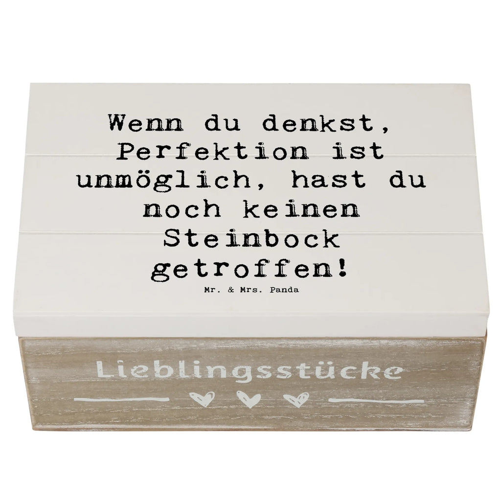 Holzkiste Spruch Steinbock Perfektion Holzkiste, Kiste, Schatzkiste, Truhe, Schatulle, XXL, Erinnerungsbox, Erinnerungskiste, Dekokiste, Aufbewahrungsbox, Geschenkbox, Geschenkdose, Tierkreiszeichen, Sternzeichen, Horoskop, Astrologie, Aszendent