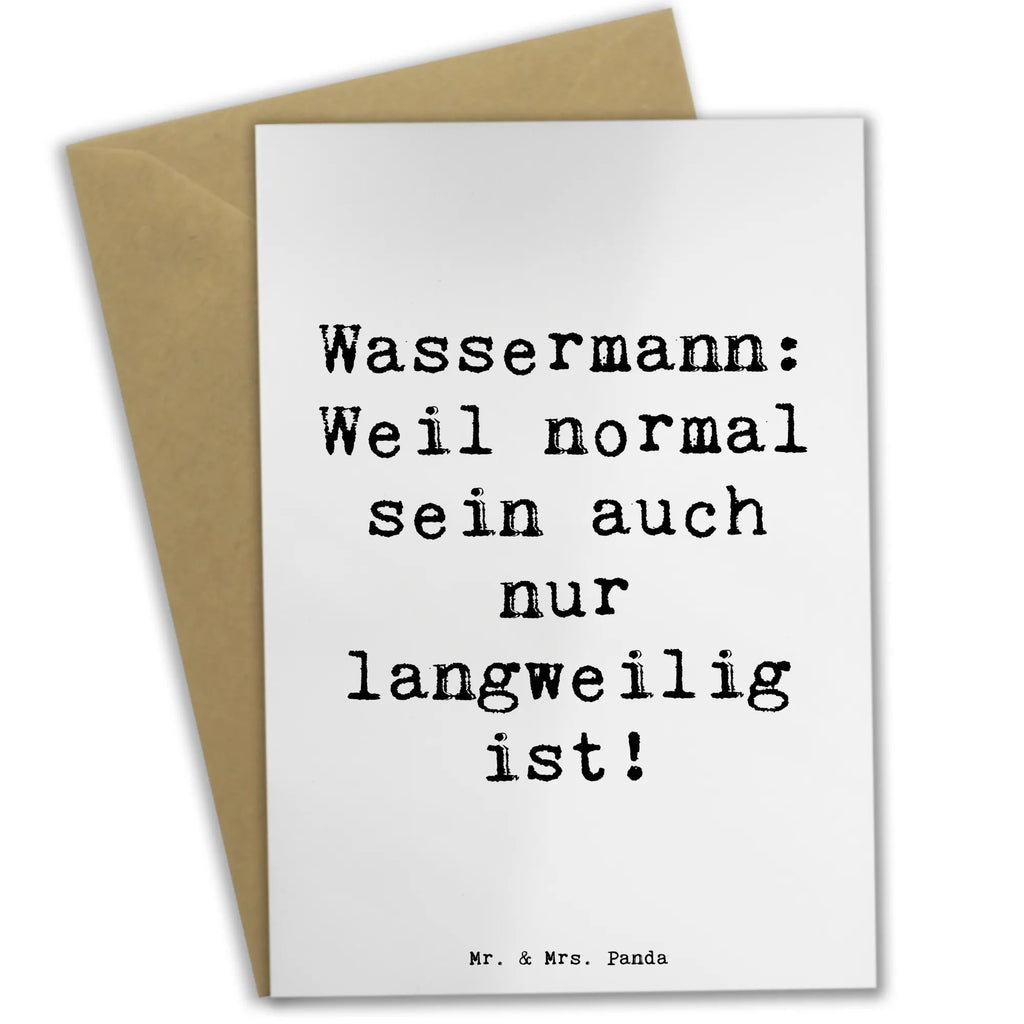 Grußkarte Spruch Wassermann Unikat Grußkarte, Klappkarte, Einladungskarte, Glückwunschkarte, Hochzeitskarte, Geburtstagskarte, Karte, Ansichtskarten, Tierkreiszeichen, Sternzeichen, Horoskop, Astrologie, Aszendent