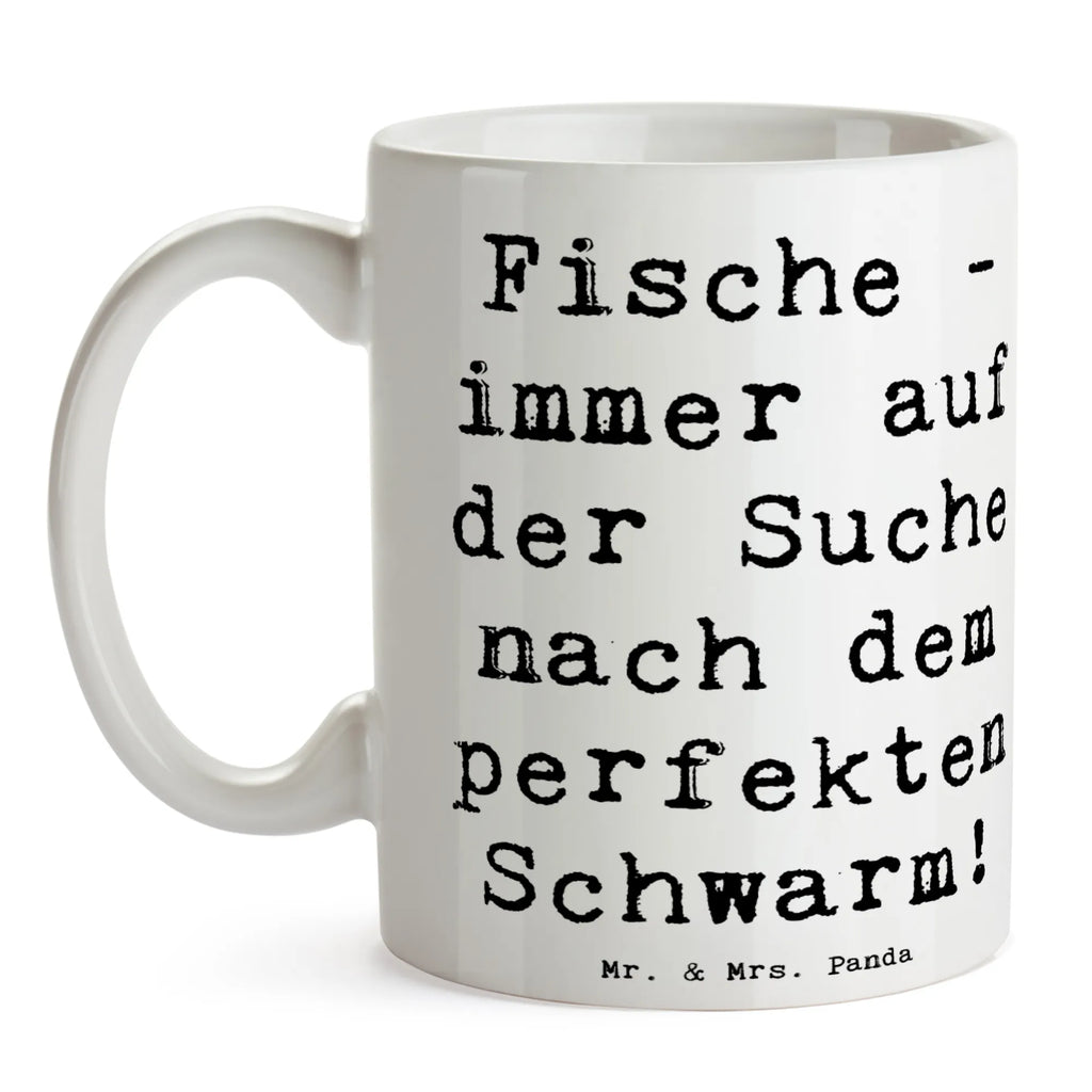 Tasse Spruch Fische Schwarm Tasse, Kaffeetasse, Teetasse, Becher, Kaffeebecher, Teebecher, Keramiktasse, Porzellantasse, Büro Tasse, Geschenk Tasse, Tasse Sprüche, Tasse Motive, Kaffeetassen, Tasse bedrucken, Designer Tasse, Cappuccino Tassen, Schöne Teetassen, Tierkreiszeichen, Sternzeichen, Horoskop, Astrologie, Aszendent