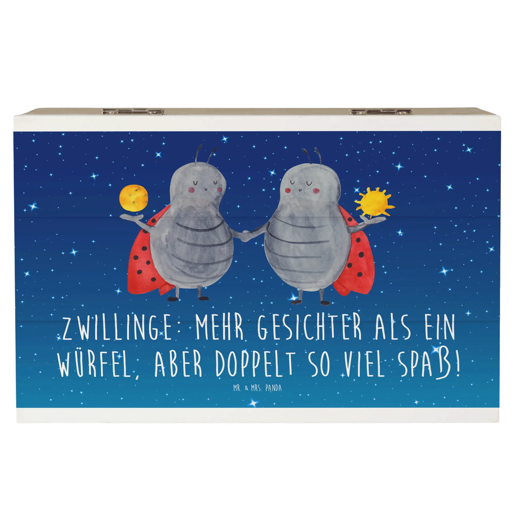 Holzkiste Zwillinge Spaß Holzkiste, Kiste, Schatzkiste, Truhe, Schatulle, XXL, Erinnerungsbox, Erinnerungskiste, Dekokiste, Aufbewahrungsbox, Geschenkbox, Geschenkdose, Tierkreiszeichen, Sternzeichen, Horoskop, Astrologie, Aszendent