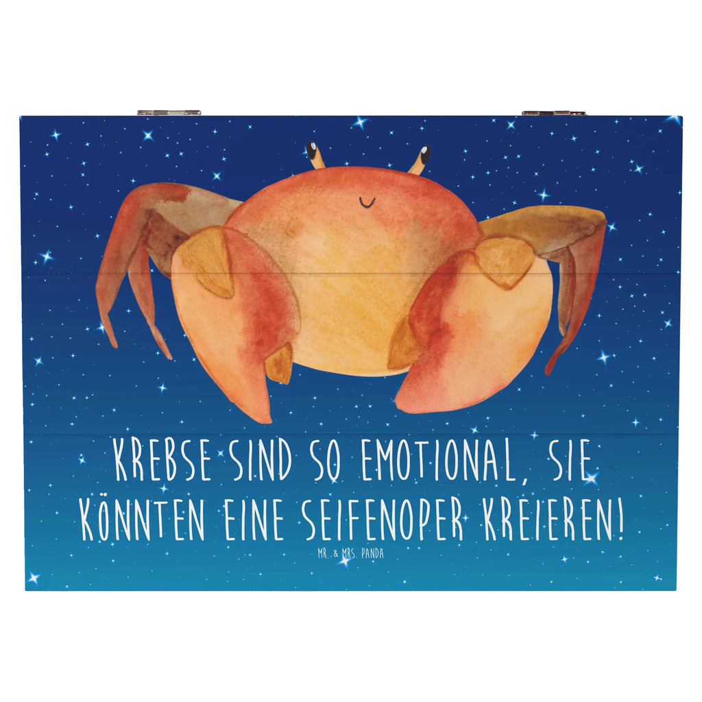 Holzkiste Emotionaler Krebs Holzkiste, Kiste, Schatzkiste, Truhe, Schatulle, XXL, Erinnerungsbox, Erinnerungskiste, Dekokiste, Aufbewahrungsbox, Geschenkbox, Geschenkdose, Tierkreiszeichen, Sternzeichen, Horoskop, Astrologie, Aszendent