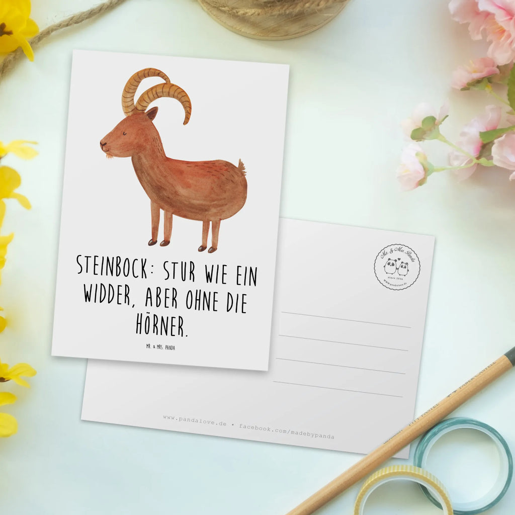 Postkarte Steinbock Entschlossen Postkarte, Karte, Geschenkkarte, Grußkarte, Einladung, Ansichtskarte, Geburtstagskarte, Einladungskarte, Dankeskarte, Ansichtskarten, Einladung Geburtstag, Einladungskarten Geburtstag, Tierkreiszeichen, Sternzeichen, Horoskop, Astrologie, Aszendent