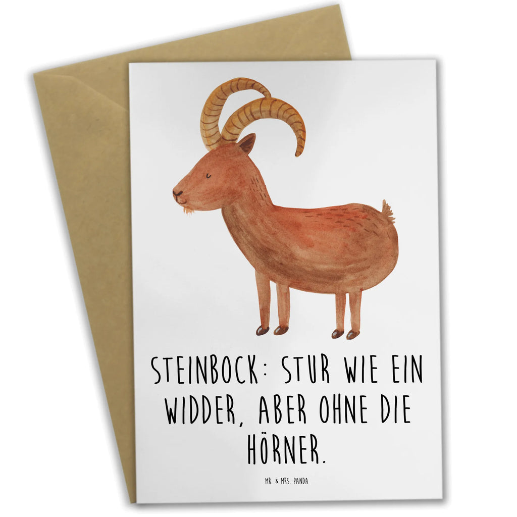 Grußkarte Steinbock Entschlossen Grußkarte, Klappkarte, Einladungskarte, Glückwunschkarte, Hochzeitskarte, Geburtstagskarte, Karte, Ansichtskarten, Tierkreiszeichen, Sternzeichen, Horoskop, Astrologie, Aszendent