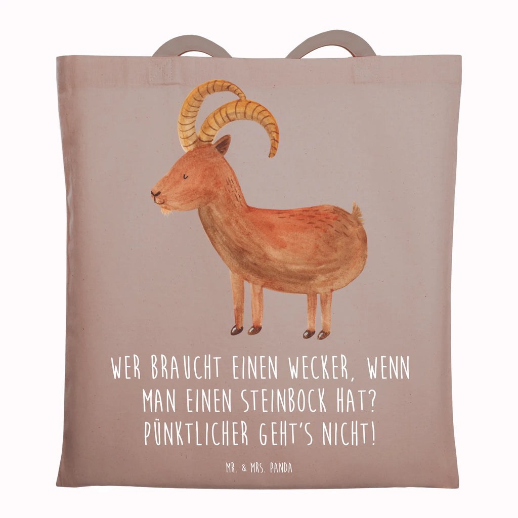 Tragetasche Steinbock Wecker Beuteltasche, Beutel, Einkaufstasche, Jutebeutel, Stoffbeutel, Tasche, Shopper, Umhängetasche, Strandtasche, Schultertasche, Stofftasche, Tragetasche, Badetasche, Jutetasche, Einkaufstüte, Laptoptasche, Tierkreiszeichen, Sternzeichen, Horoskop, Astrologie, Aszendent