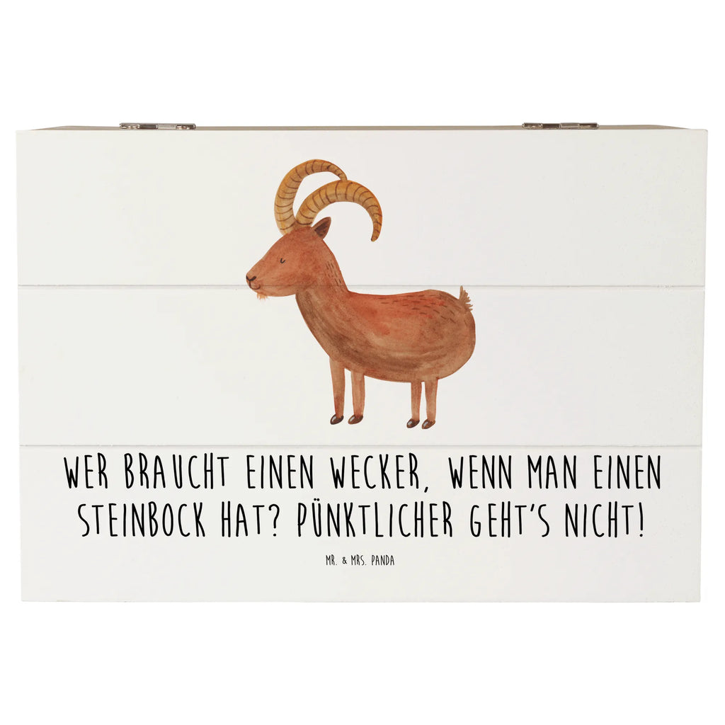 Holzkiste Steinbock Wecker Holzkiste, Kiste, Schatzkiste, Truhe, Schatulle, XXL, Erinnerungsbox, Erinnerungskiste, Dekokiste, Aufbewahrungsbox, Geschenkbox, Geschenkdose, Tierkreiszeichen, Sternzeichen, Horoskop, Astrologie, Aszendent