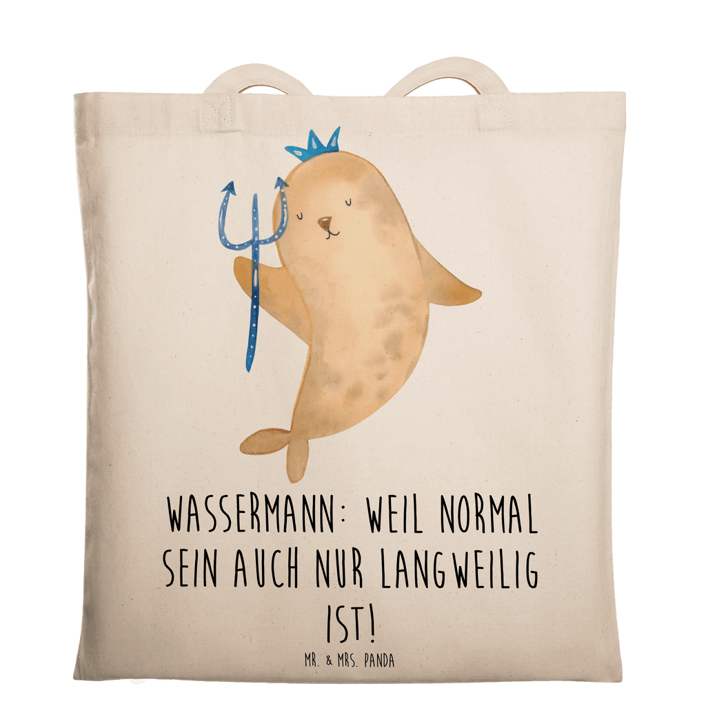 Tragetasche Wassermann: Weil normal sein auch nur langweilig ist! Beuteltasche, Beutel, Einkaufstasche, Jutebeutel, Stoffbeutel, Tasche, Shopper, Umhängetasche, Strandtasche, Schultertasche, Stofftasche, Tragetasche, Badetasche, Jutetasche, Einkaufstüte, Laptoptasche, Tierkreiszeichen, Sternzeichen, Horoskop, Astrologie, Aszendent