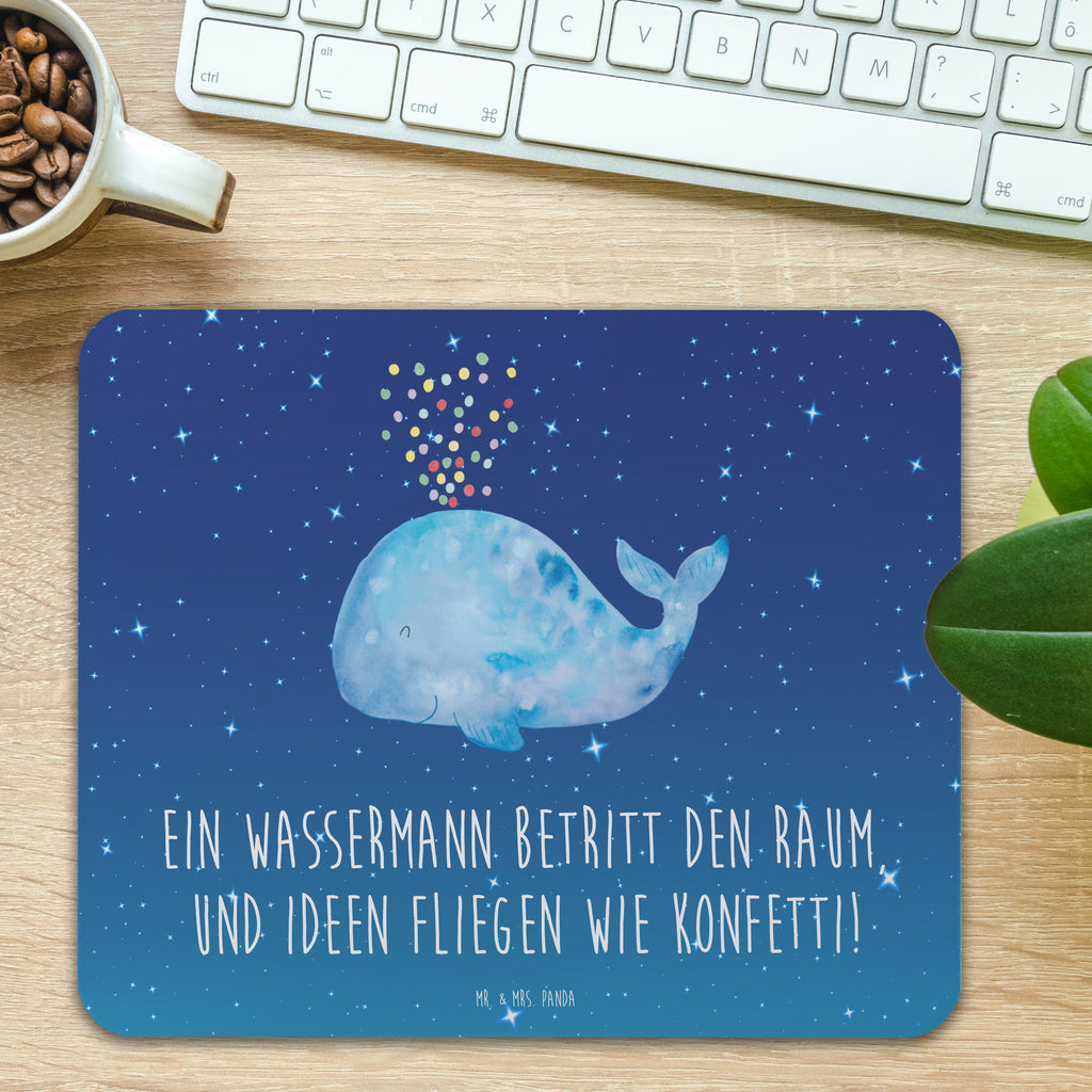 Mauspad Ein Wassermann betritt den Raum, und Ideen fliegen wie Konfetti! Mousepad, Computer zubehör, Büroausstattung, PC Zubehör, Arbeitszimmer, Mauspad, Einzigartiges Mauspad, Designer Mauspad, Mausunterlage, Mauspad Büro, Tierkreiszeichen, Sternzeichen, Horoskop, Astrologie, Aszendent