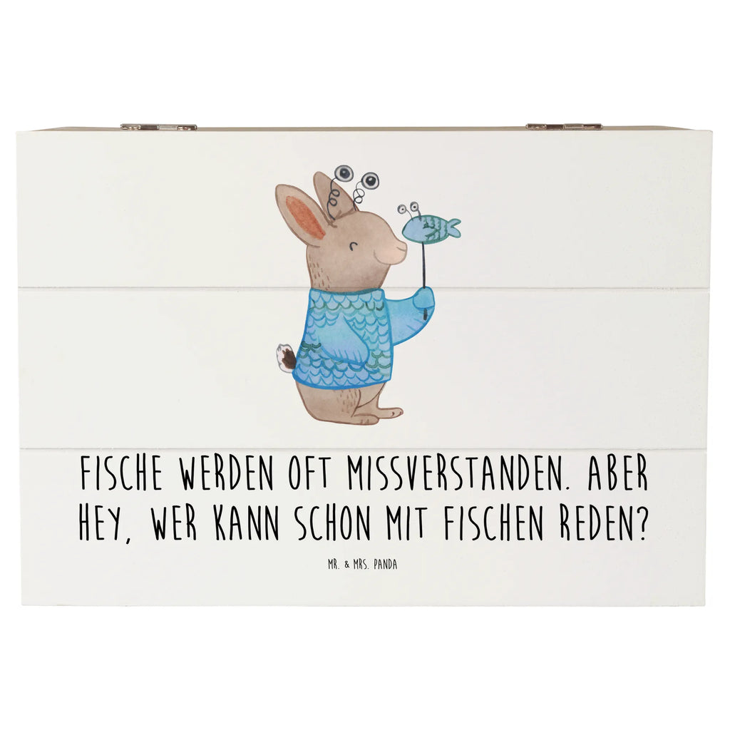 Holzkiste Fische Geheimnisse Holzkiste, Kiste, Schatzkiste, Truhe, Schatulle, XXL, Erinnerungsbox, Erinnerungskiste, Dekokiste, Aufbewahrungsbox, Geschenkbox, Geschenkdose, Tierkreiszeichen, Sternzeichen, Horoskop, Astrologie, Aszendent