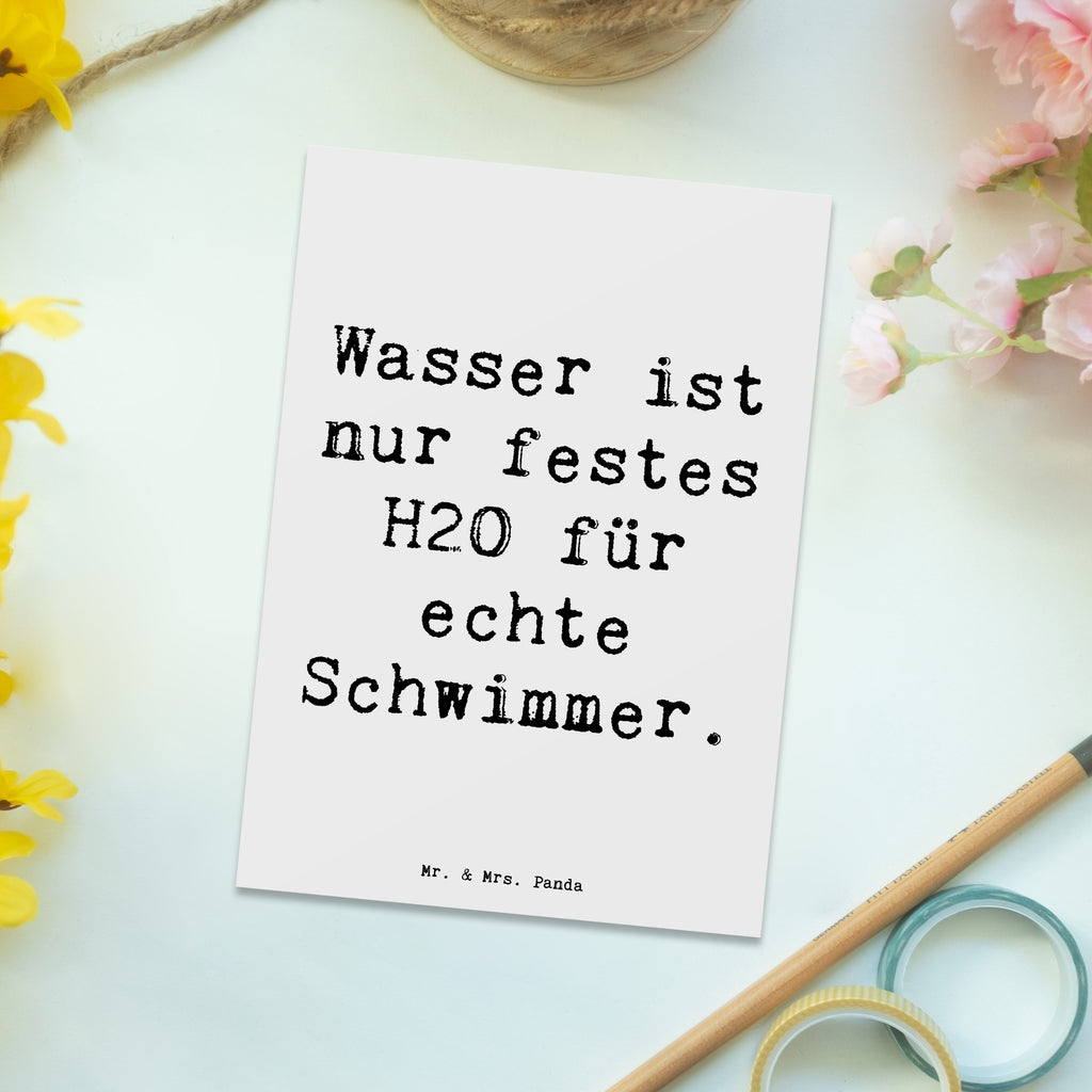 Postkarte Spruch Schwimmen Abenteuer Postkarte, Karte, Geschenkkarte, Grußkarte, Einladung, Ansichtskarte, Geburtstagskarte, Einladungskarte, Dankeskarte, Ansichtskarten, Einladung Geburtstag, Einladungskarten Geburtstag, Geschenk, Sport, Sportart, Hobby, Schenken, Danke, Dankeschön, Auszeichnung, Gewinn, Sportler