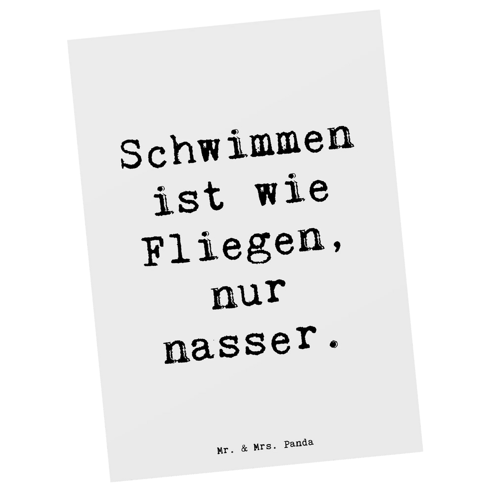 Postkarte Spruch Schwimmen wie Fliegen Postkarte, Karte, Geschenkkarte, Grußkarte, Einladung, Ansichtskarte, Geburtstagskarte, Einladungskarte, Dankeskarte, Ansichtskarten, Einladung Geburtstag, Einladungskarten Geburtstag, Geschenk, Sport, Sportart, Hobby, Schenken, Danke, Dankeschön, Auszeichnung, Gewinn, Sportler