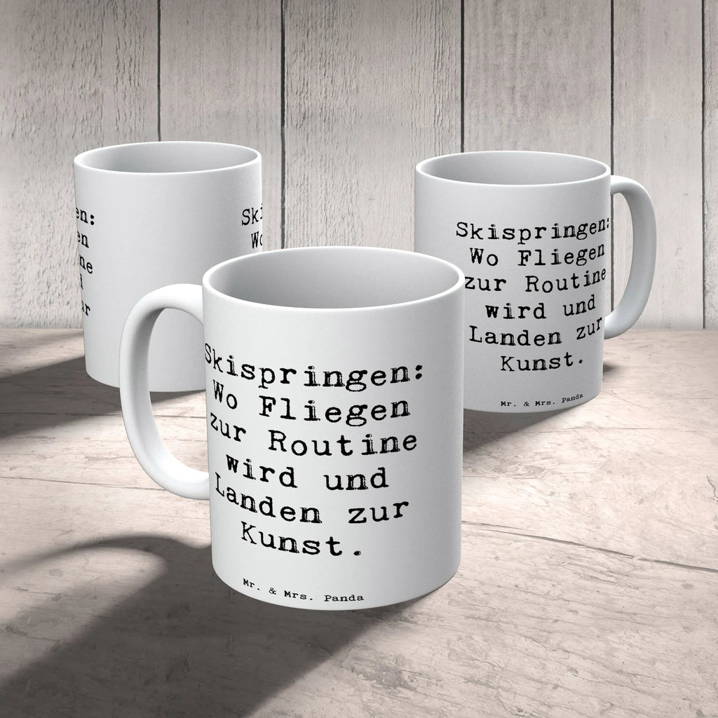 Tasse Spruch Skispringen Kunstflug Tasse, Kaffeetasse, Teetasse, Becher, Kaffeebecher, Teebecher, Keramiktasse, Porzellantasse, Büro Tasse, Geschenk Tasse, Tasse Sprüche, Tasse Motive, Kaffeetassen, Tasse bedrucken, Designer Tasse, Cappuccino Tassen, Schöne Teetassen, Geschenk, Sport, Sportart, Hobby, Schenken, Danke, Dankeschön, Auszeichnung, Gewinn, Sportler