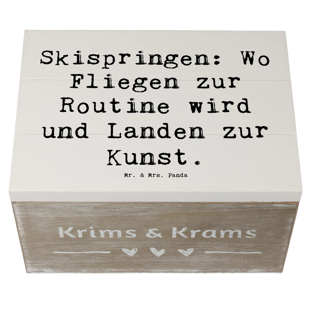 Holzkiste Spruch Skispringen Kunstflug Holzkiste, Kiste, Schatzkiste, Truhe, Schatulle, XXL, Erinnerungsbox, Erinnerungskiste, Dekokiste, Aufbewahrungsbox, Geschenkbox, Geschenkdose, Geschenk, Sport, Sportart, Hobby, Schenken, Danke, Dankeschön, Auszeichnung, Gewinn, Sportler