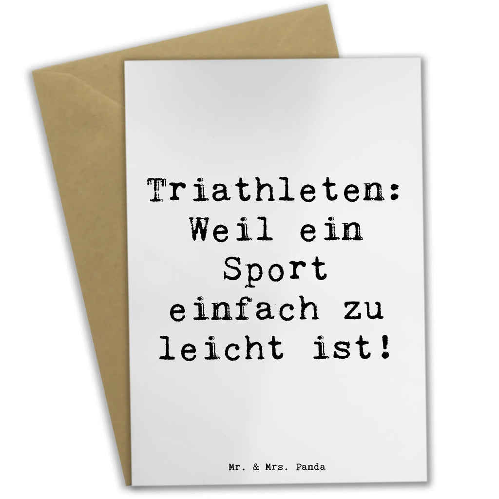 Grußkarte Spruch Triathlon Helden Grußkarte, Klappkarte, Einladungskarte, Glückwunschkarte, Hochzeitskarte, Geburtstagskarte, Karte, Ansichtskarten, Geschenk, Sport, Sportart, Hobby, Schenken, Danke, Dankeschön, Auszeichnung, Gewinn, Sportler