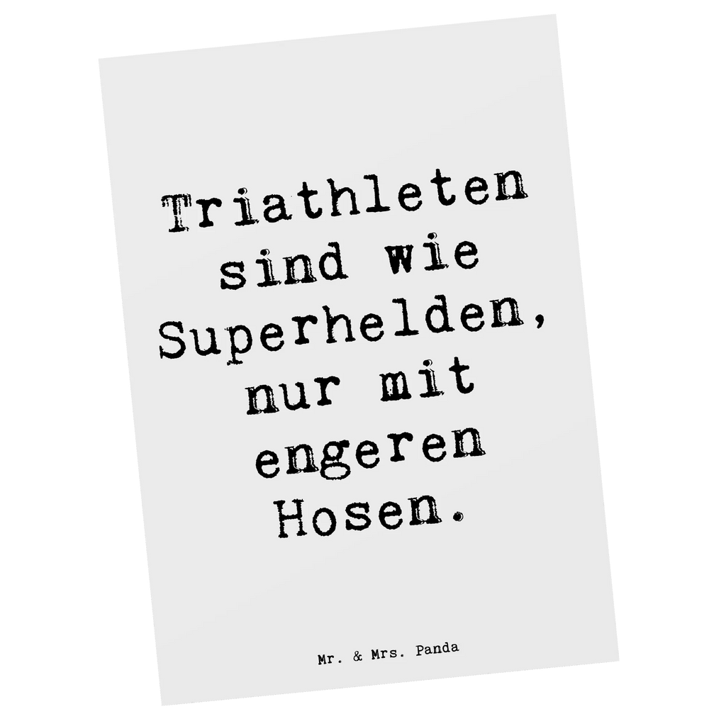 Postkarte Spruch Triathlon Superheld Postkarte, Karte, Geschenkkarte, Grußkarte, Einladung, Ansichtskarte, Geburtstagskarte, Einladungskarte, Dankeskarte, Ansichtskarten, Einladung Geburtstag, Einladungskarten Geburtstag, Geschenk, Sport, Sportart, Hobby, Schenken, Danke, Dankeschön, Auszeichnung, Gewinn, Sportler