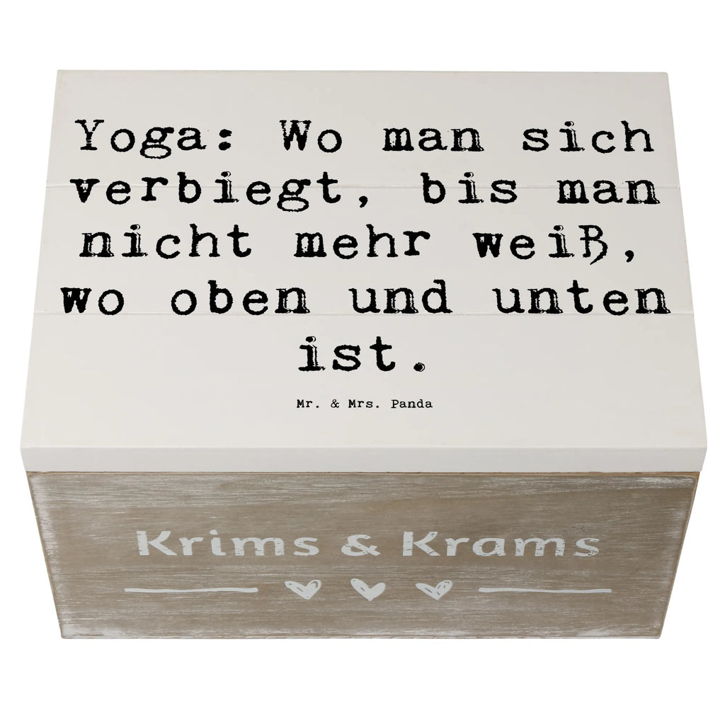 Holzkiste Spruch Yoga Balance Holzkiste, Kiste, Schatzkiste, Truhe, Schatulle, XXL, Erinnerungsbox, Erinnerungskiste, Dekokiste, Aufbewahrungsbox, Geschenkbox, Geschenkdose, Geschenk, Sport, Sportart, Hobby, Schenken, Danke, Dankeschön, Auszeichnung, Gewinn, Sportler