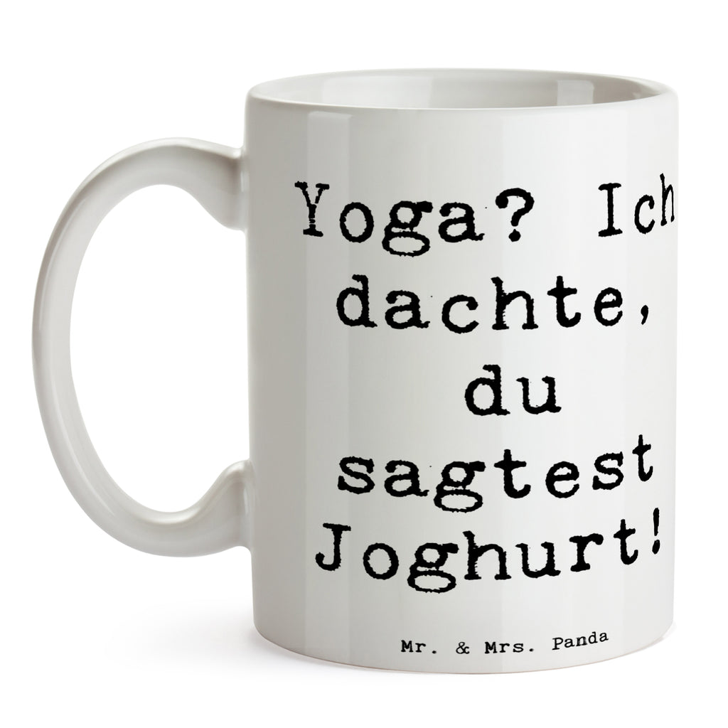 Tasse Spruch Yoga Humor Tasse, Kaffeetasse, Teetasse, Becher, Kaffeebecher, Teebecher, Keramiktasse, Porzellantasse, Büro Tasse, Geschenk Tasse, Tasse Sprüche, Tasse Motive, Kaffeetassen, Tasse bedrucken, Designer Tasse, Cappuccino Tassen, Schöne Teetassen, Geschenk, Sport, Sportart, Hobby, Schenken, Danke, Dankeschön, Auszeichnung, Gewinn, Sportler