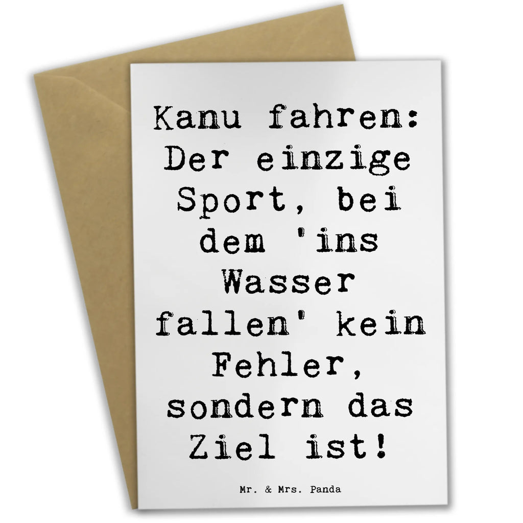 Grußkarte Spruch Kanu Abenteuer Grußkarte, Klappkarte, Einladungskarte, Glückwunschkarte, Hochzeitskarte, Geburtstagskarte, Karte, Ansichtskarten, Geschenk, Sport, Sportart, Hobby, Schenken, Danke, Dankeschön, Auszeichnung, Gewinn, Sportler