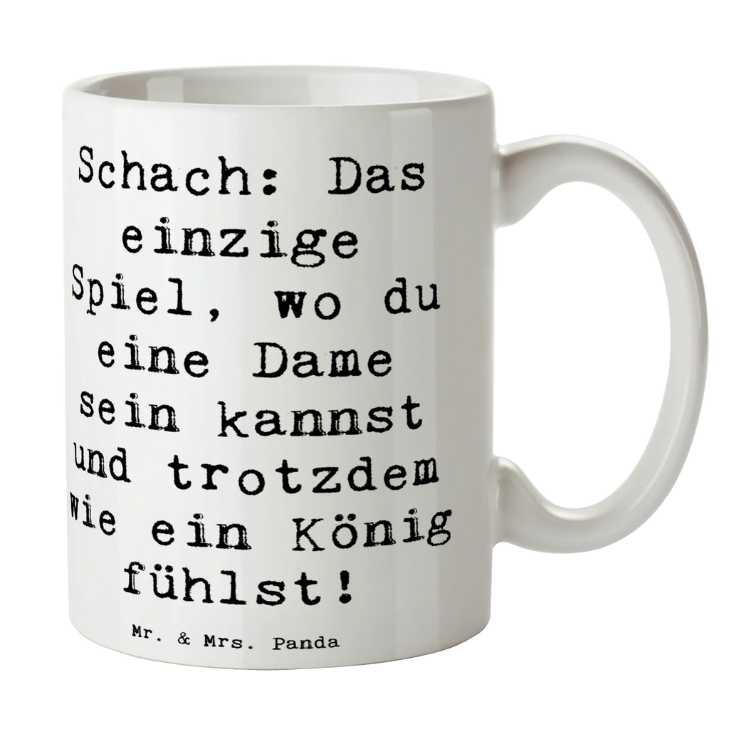 Tasse Spruch Schach Dame und König Tasse, Kaffeetasse, Teetasse, Becher, Kaffeebecher, Teebecher, Keramiktasse, Porzellantasse, Büro Tasse, Geschenk Tasse, Tasse Sprüche, Tasse Motive, Kaffeetassen, Tasse bedrucken, Designer Tasse, Cappuccino Tassen, Schöne Teetassen, Geschenk, Sport, Sportart, Hobby, Schenken, Danke, Dankeschön, Auszeichnung, Gewinn, Sportler