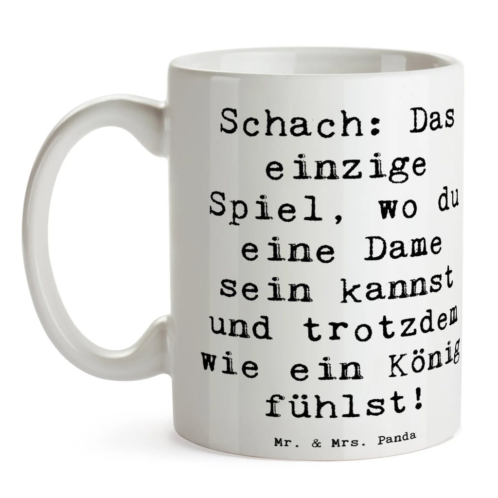 Tasse Spruch Schach Dame und König Tasse, Kaffeetasse, Teetasse, Becher, Kaffeebecher, Teebecher, Keramiktasse, Porzellantasse, Büro Tasse, Geschenk Tasse, Tasse Sprüche, Tasse Motive, Kaffeetassen, Tasse bedrucken, Designer Tasse, Cappuccino Tassen, Schöne Teetassen, Geschenk, Sport, Sportart, Hobby, Schenken, Danke, Dankeschön, Auszeichnung, Gewinn, Sportler