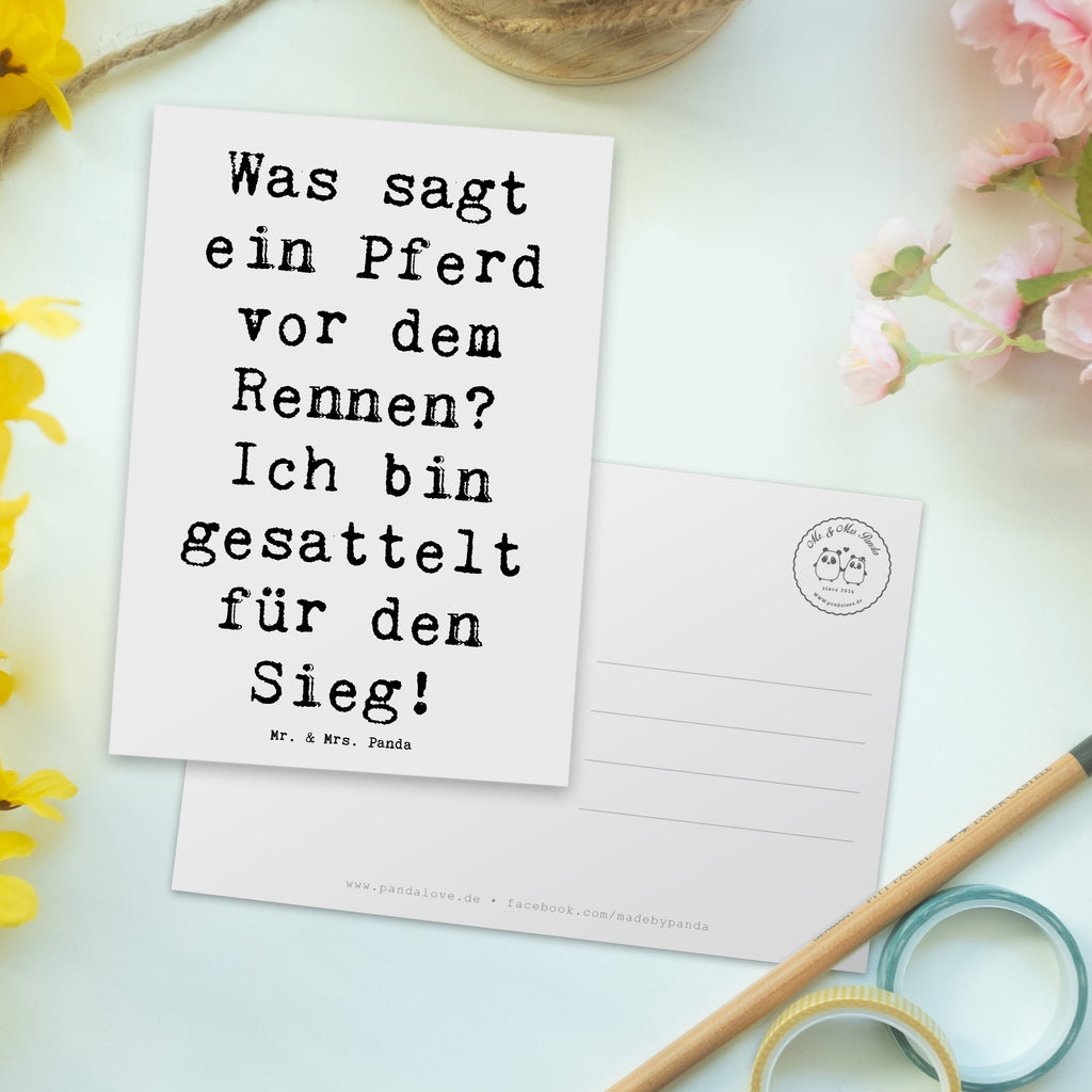 Postkarte Spruch Pferderennen Erfolg Postkarte, Karte, Geschenkkarte, Grußkarte, Einladung, Ansichtskarte, Geburtstagskarte, Einladungskarte, Dankeskarte, Ansichtskarten, Einladung Geburtstag, Einladungskarten Geburtstag, Geschenk, Sport, Sportart, Hobby, Schenken, Danke, Dankeschön, Auszeichnung, Gewinn, Sportler