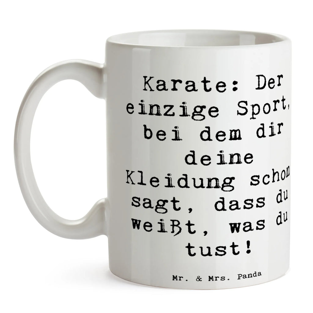 Tasse Spruch Karate Kleidung Tasse, Kaffeetasse, Teetasse, Becher, Kaffeebecher, Teebecher, Keramiktasse, Porzellantasse, Büro Tasse, Geschenk Tasse, Tasse Sprüche, Tasse Motive, Kaffeetassen, Tasse bedrucken, Designer Tasse, Cappuccino Tassen, Schöne Teetassen, Geschenk, Sport, Sportart, Hobby, Schenken, Danke, Dankeschön, Auszeichnung, Gewinn, Sportler