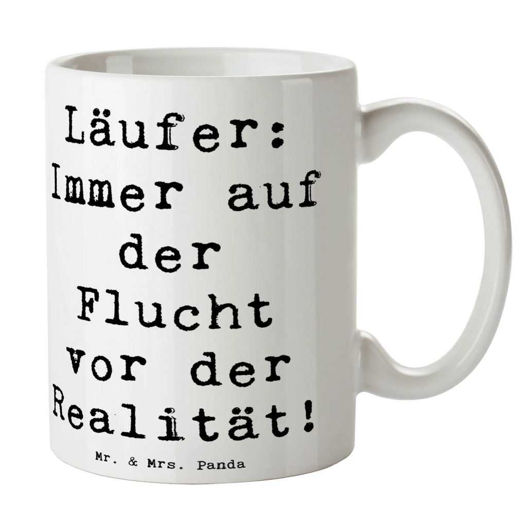 Tasse Spruch Laufen Realitätsflucht Tasse, Kaffeetasse, Teetasse, Becher, Kaffeebecher, Teebecher, Keramiktasse, Porzellantasse, Büro Tasse, Geschenk Tasse, Tasse Sprüche, Tasse Motive, Kaffeetassen, Tasse bedrucken, Designer Tasse, Cappuccino Tassen, Schöne Teetassen, Geschenk, Sport, Sportart, Hobby, Schenken, Danke, Dankeschön, Auszeichnung, Gewinn, Sportler