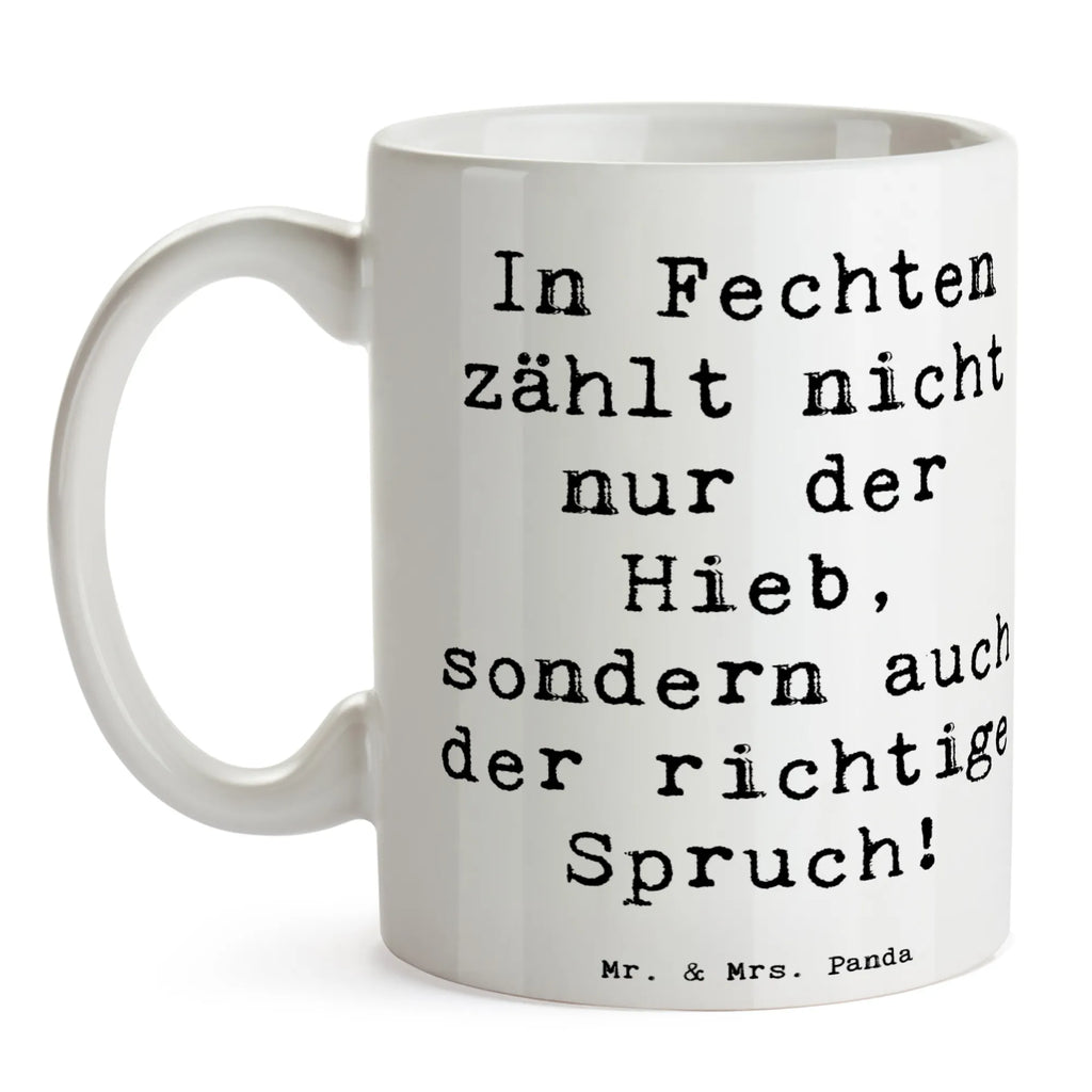 Tasse Spruch Fechten Spruch Tasse, Kaffeetasse, Teetasse, Becher, Kaffeebecher, Teebecher, Keramiktasse, Porzellantasse, Büro Tasse, Geschenk Tasse, Tasse Sprüche, Tasse Motive, Kaffeetassen, Tasse bedrucken, Designer Tasse, Cappuccino Tassen, Schöne Teetassen, Geschenk, Sport, Sportart, Hobby, Schenken, Danke, Dankeschön, Auszeichnung, Gewinn, Sportler