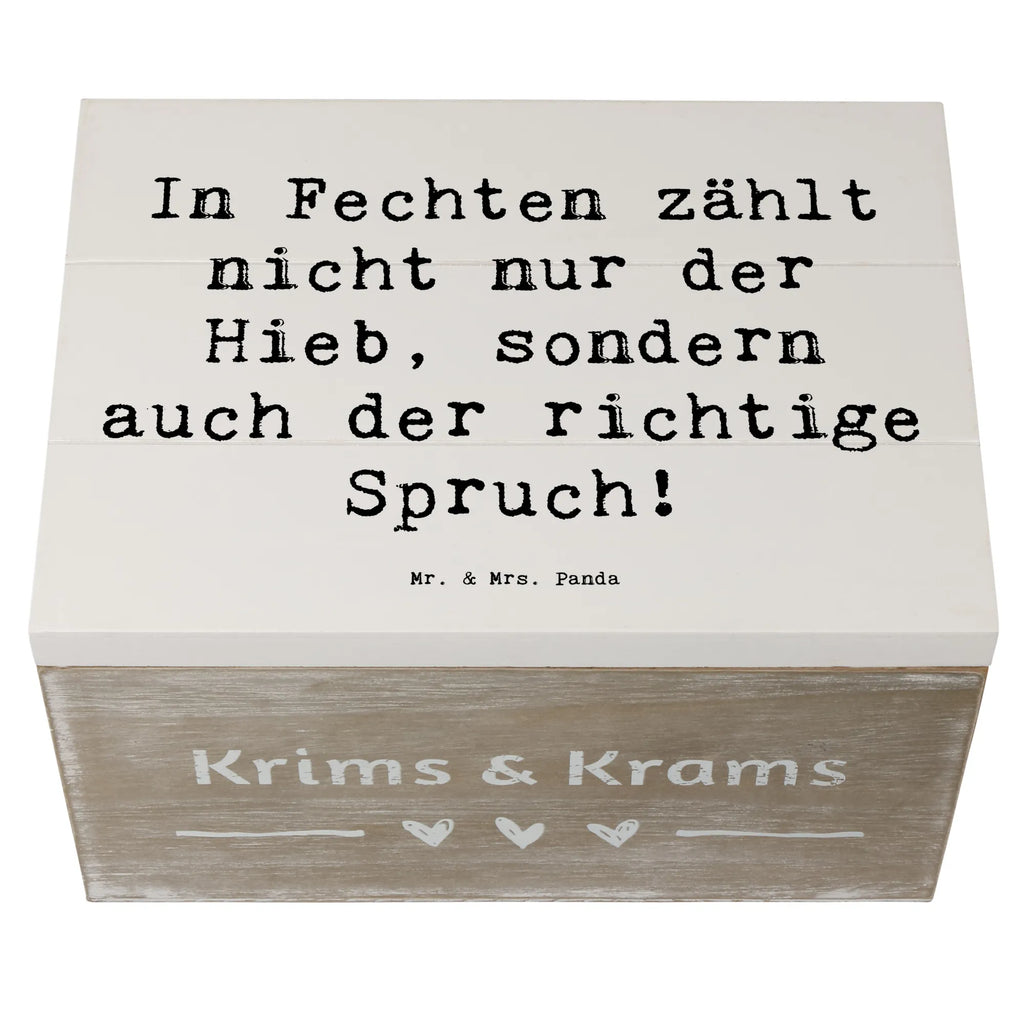 Holzkiste Spruch Fechten Spruch Holzkiste, Kiste, Schatzkiste, Truhe, Schatulle, XXL, Erinnerungsbox, Erinnerungskiste, Dekokiste, Aufbewahrungsbox, Geschenkbox, Geschenkdose, Geschenk, Sport, Sportart, Hobby, Schenken, Danke, Dankeschön, Auszeichnung, Gewinn, Sportler