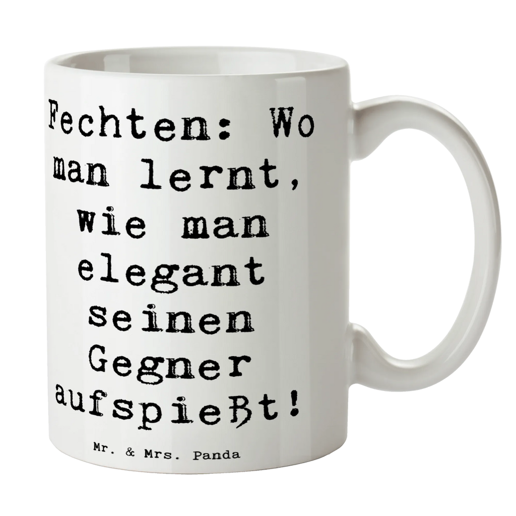 Tasse Spruch Fechten Eleganz Tasse, Kaffeetasse, Teetasse, Becher, Kaffeebecher, Teebecher, Keramiktasse, Porzellantasse, Büro Tasse, Geschenk Tasse, Tasse Sprüche, Tasse Motive, Kaffeetassen, Tasse bedrucken, Designer Tasse, Cappuccino Tassen, Schöne Teetassen, Geschenk, Sport, Sportart, Hobby, Schenken, Danke, Dankeschön, Auszeichnung, Gewinn, Sportler