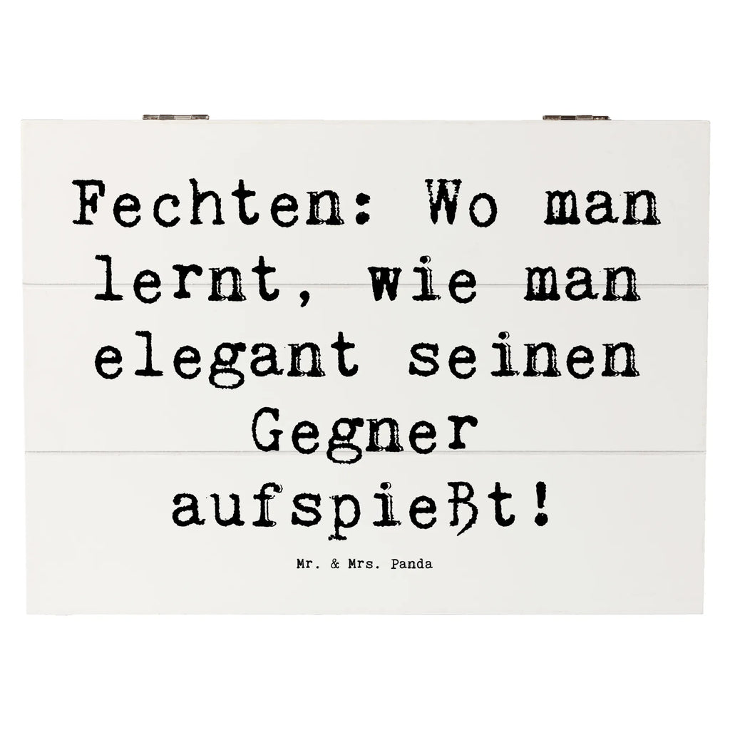 Holzkiste Spruch Fechten Eleganz Holzkiste, Kiste, Schatzkiste, Truhe, Schatulle, XXL, Erinnerungsbox, Erinnerungskiste, Dekokiste, Aufbewahrungsbox, Geschenkbox, Geschenkdose, Geschenk, Sport, Sportart, Hobby, Schenken, Danke, Dankeschön, Auszeichnung, Gewinn, Sportler