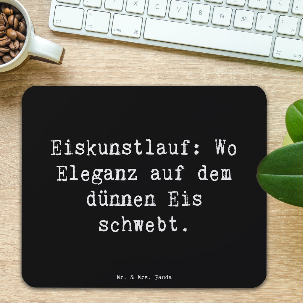 Mauspad Spruch Eiskunstlauf: Wo Eleganz auf dem dünnen Eis schwebt. Mousepad, Computer zubehör, Büroausstattung, PC Zubehör, Arbeitszimmer, Mauspad, Einzigartiges Mauspad, Designer Mauspad, Mausunterlage, Mauspad Büro, Geschenk, Sport, Sportart, Hobby, Schenken, Danke, Dankeschön, Auszeichnung, Gewinn, Sportler