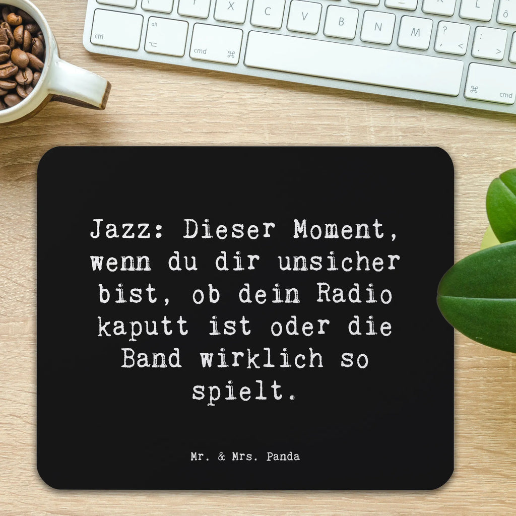 Mauspad Spruch Jazz Momente Mousepad, Computer zubehör, Büroausstattung, PC Zubehör, Arbeitszimmer, Mauspad, Einzigartiges Mauspad, Designer Mauspad, Mausunterlage, Mauspad Büro